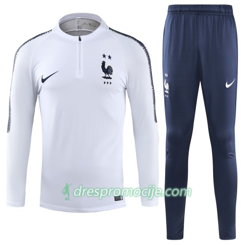 Francuska 2 Stars Komplet Sweatshirts Bijela 2018 Francuska 2 Stars Komplet Sweatshirts Bijela 2018